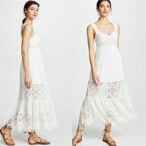 Free People “Caught your eye” white maxi dress